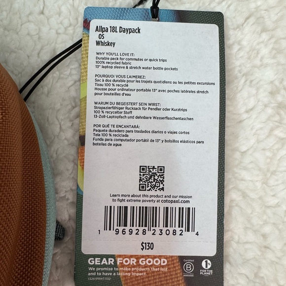 Cotopaxi Allpa 18L Daypack Whiskey - Picture 8 of 8